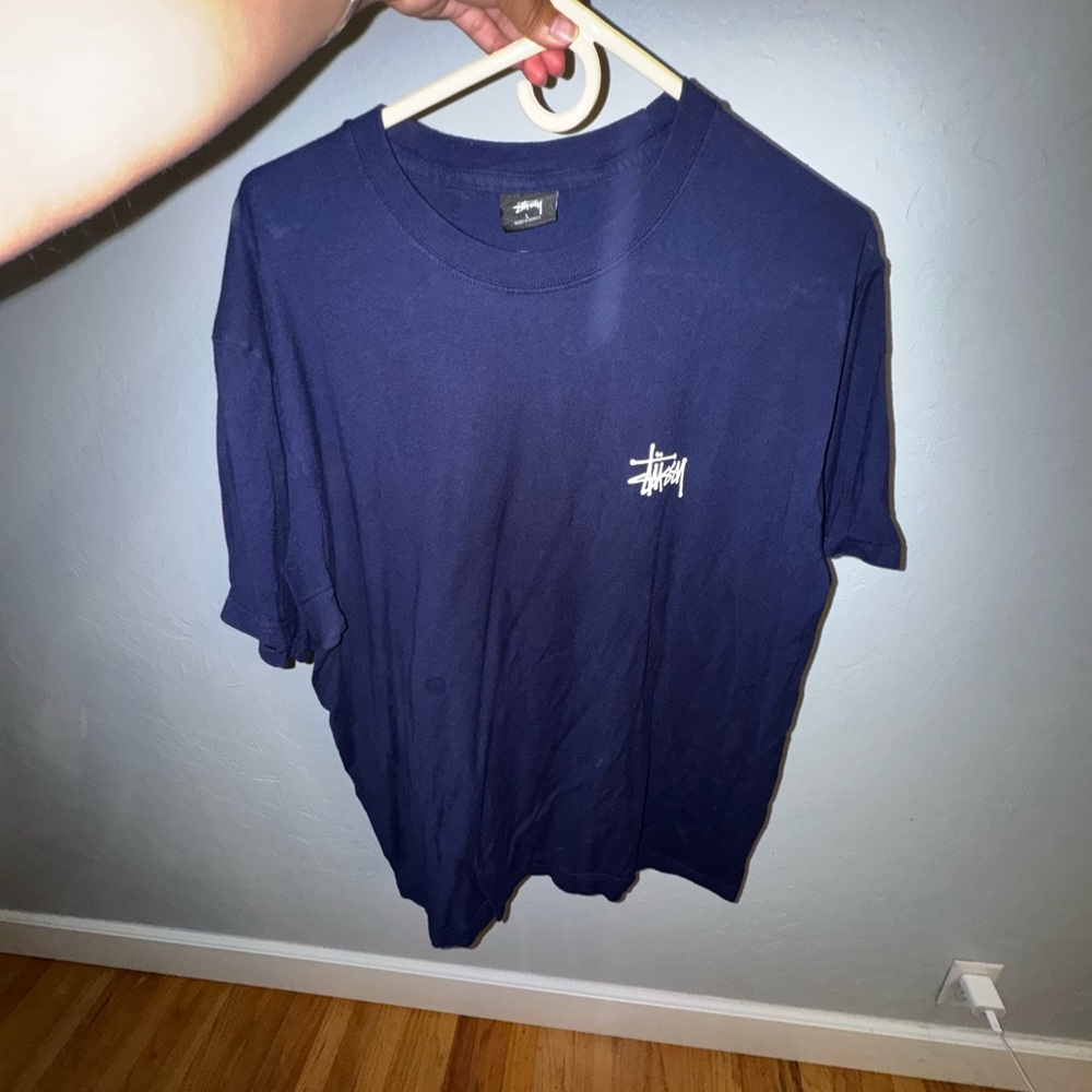 Stussy Men's Deep Blue Short Sleeve Tee